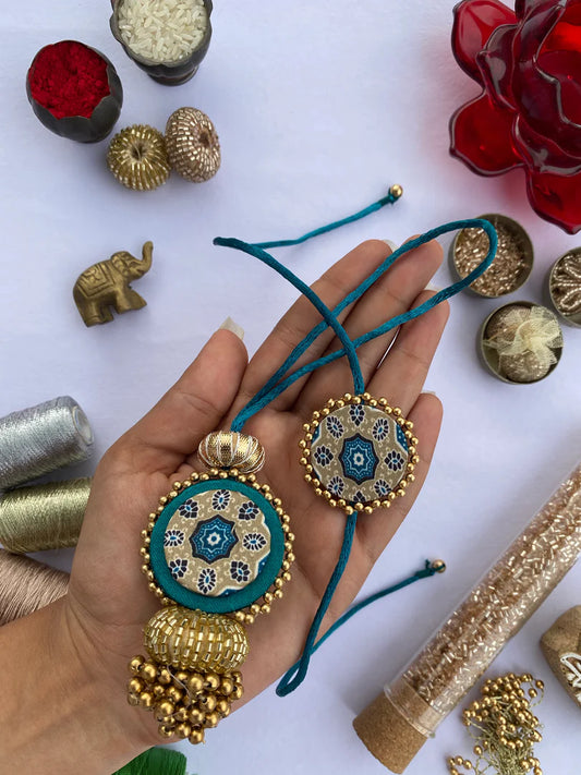 Rakhi and Lumba Rakhi Combo