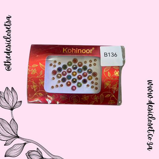 Designer Bindi card