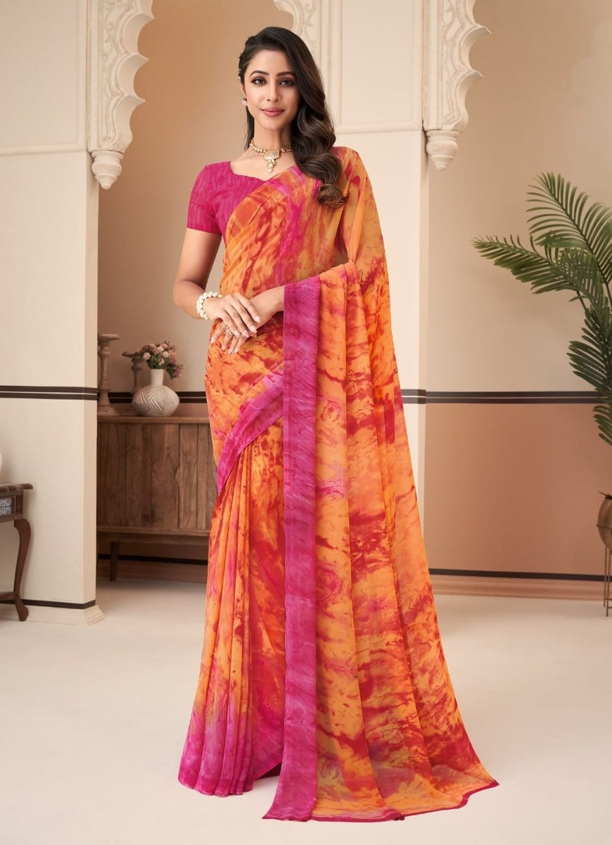 Chiffon Sari