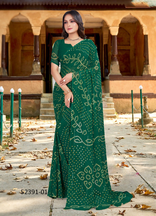 Unstitched Georgette Sari