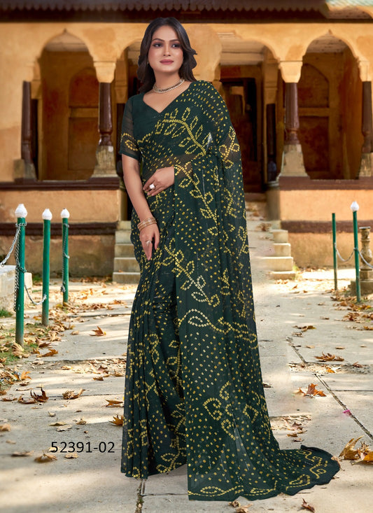 Unstitched Georgette Sari