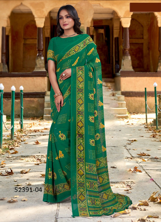 Unstitched Georgette Sari