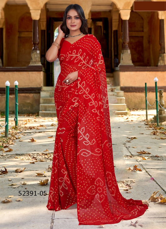 Unstitched Georgette Sari