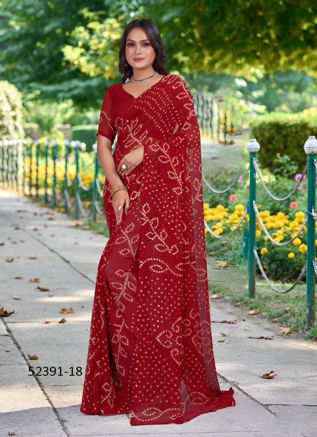 Unstitched Georgette Sari