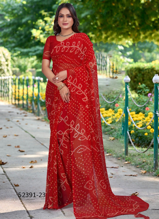 Unstitched Georgette Sari