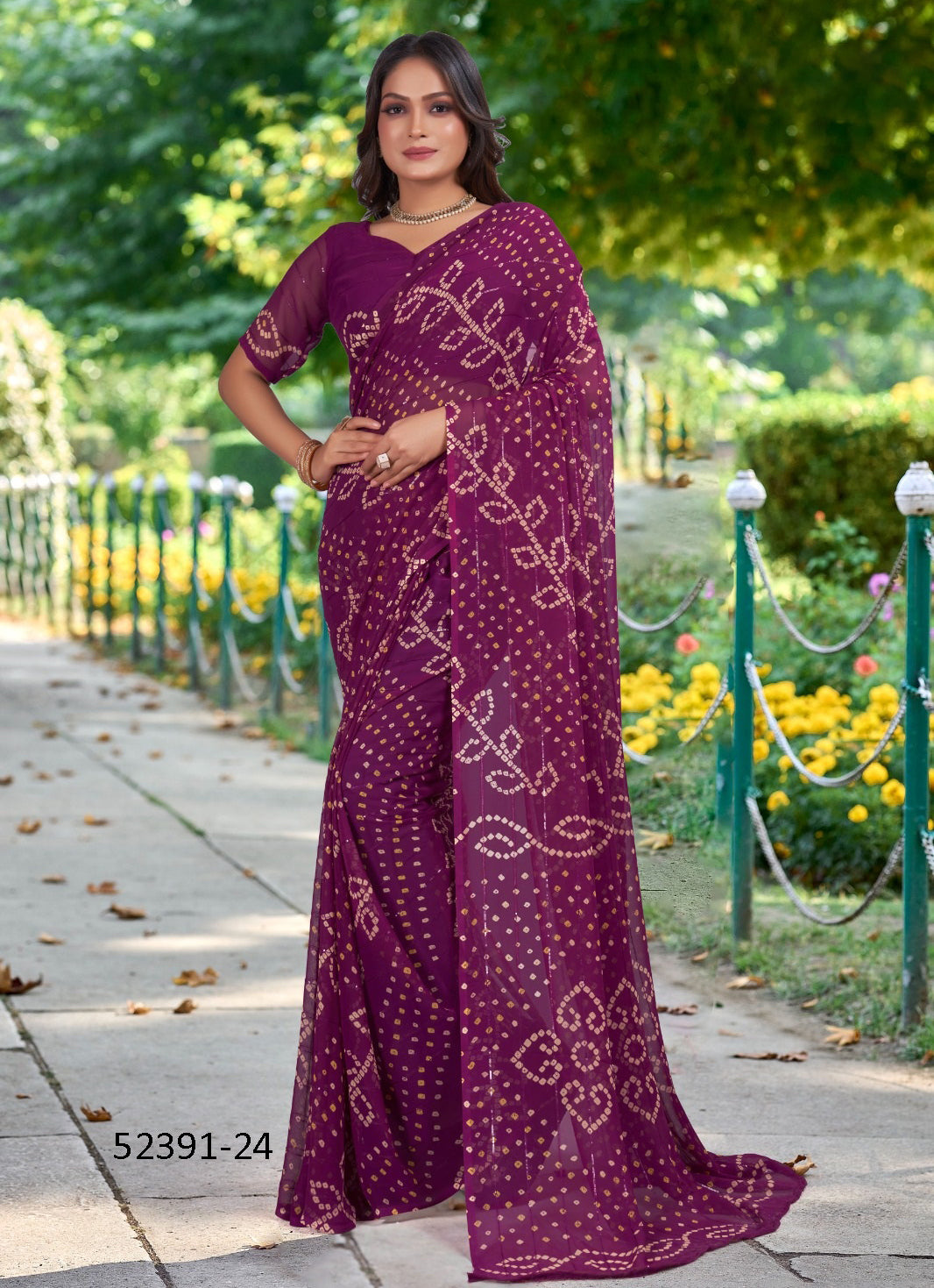 Unstitched Georgette Sari